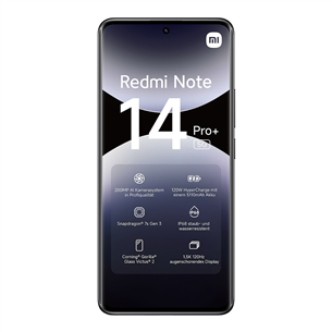Xiaomi Redmi Note 14 Pro+ 5G, melna - Viedtālrunis