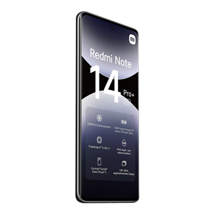 Xiaomi Redmi Note 14 Pro+ 5G, melna - Viedtālrunis