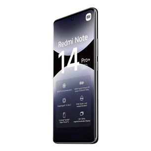 Xiaomi Redmi Note 14 Pro+ 5G, melna - Viedtālrunis
