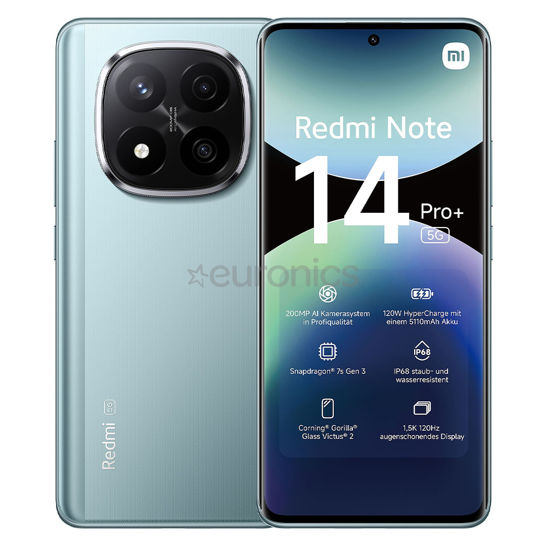 Xiaomi Redmi Note 14 Pro+ 5G, frost blue - Smartphone