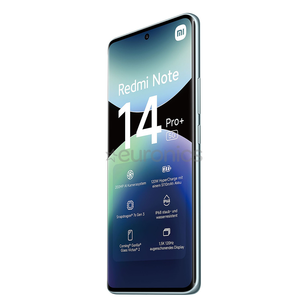 Xiaomi Redmi Note 14 Pro+ 5G, frost blue - Smartphone
