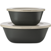 Koziol Connect Box Kopenhagen Organic Nature, dark grey, 2 pcs - Containers