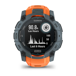 Garmin Instinct 3 Solar, 50 mm, oranža - Viedpulkstenis