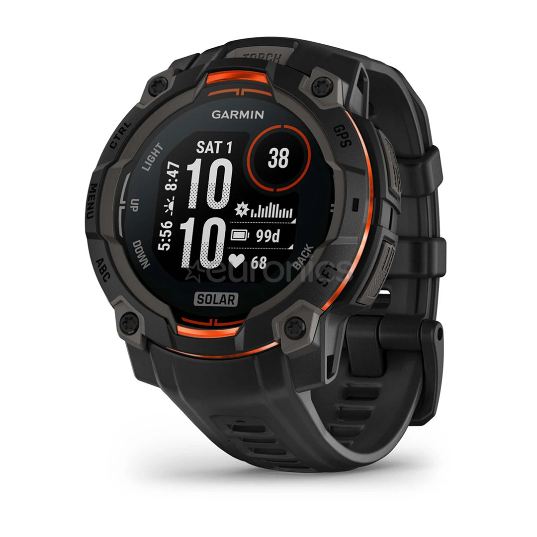Garmin Instinct 3 Solar, 45 mm, black - Sports watch