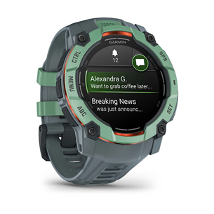 Garmin Instinct 3 AMOLED, 50 mm, zaļa - Viedpulkstenis