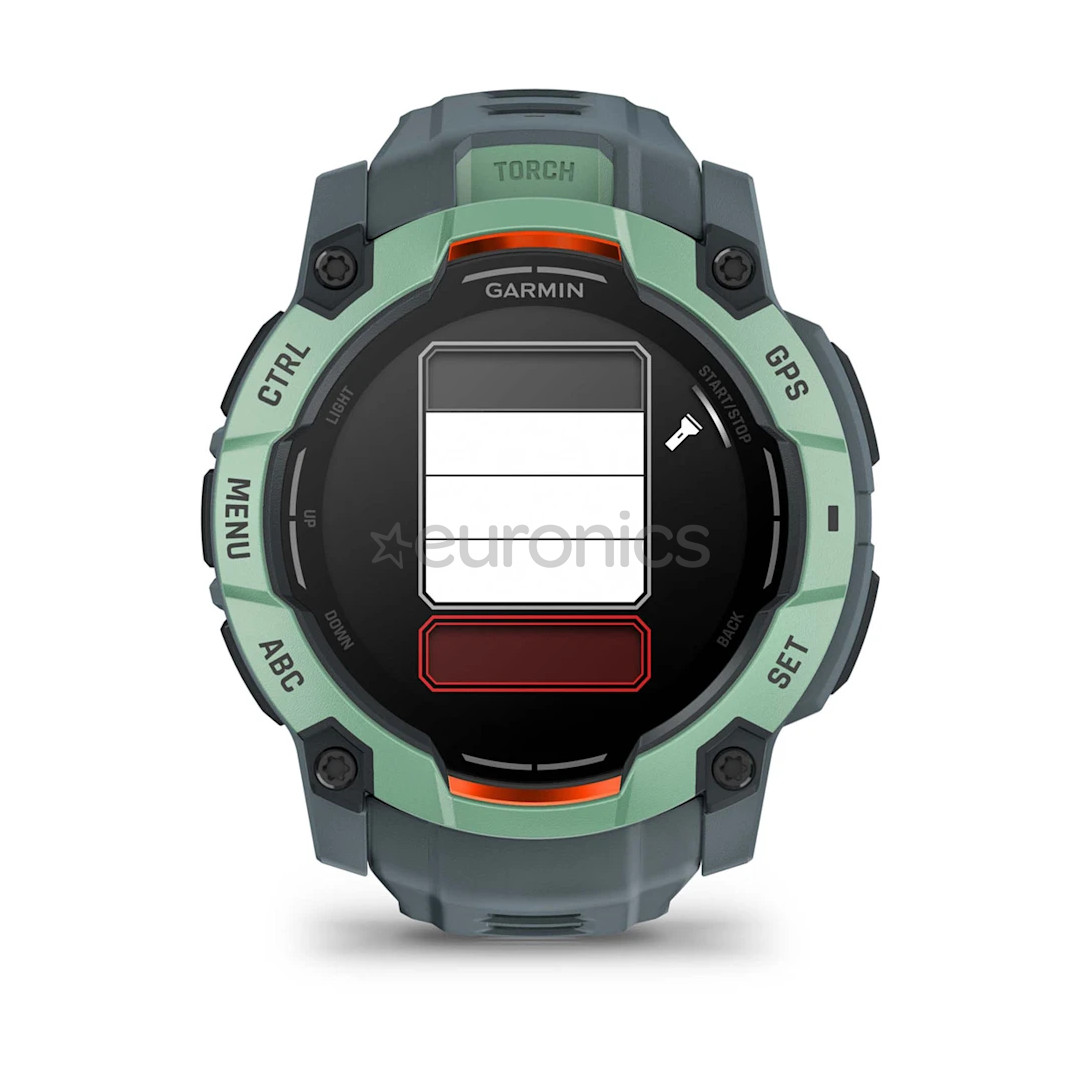 Garmin Instinct 3 AMOLED, 50 мм, зеленый - Спортивные часы