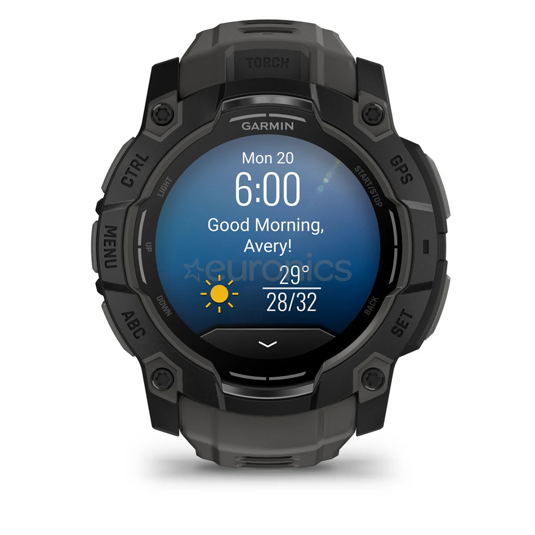 Garmin Instinct 3 AMOLED, 50 mm, black - Sports watch
