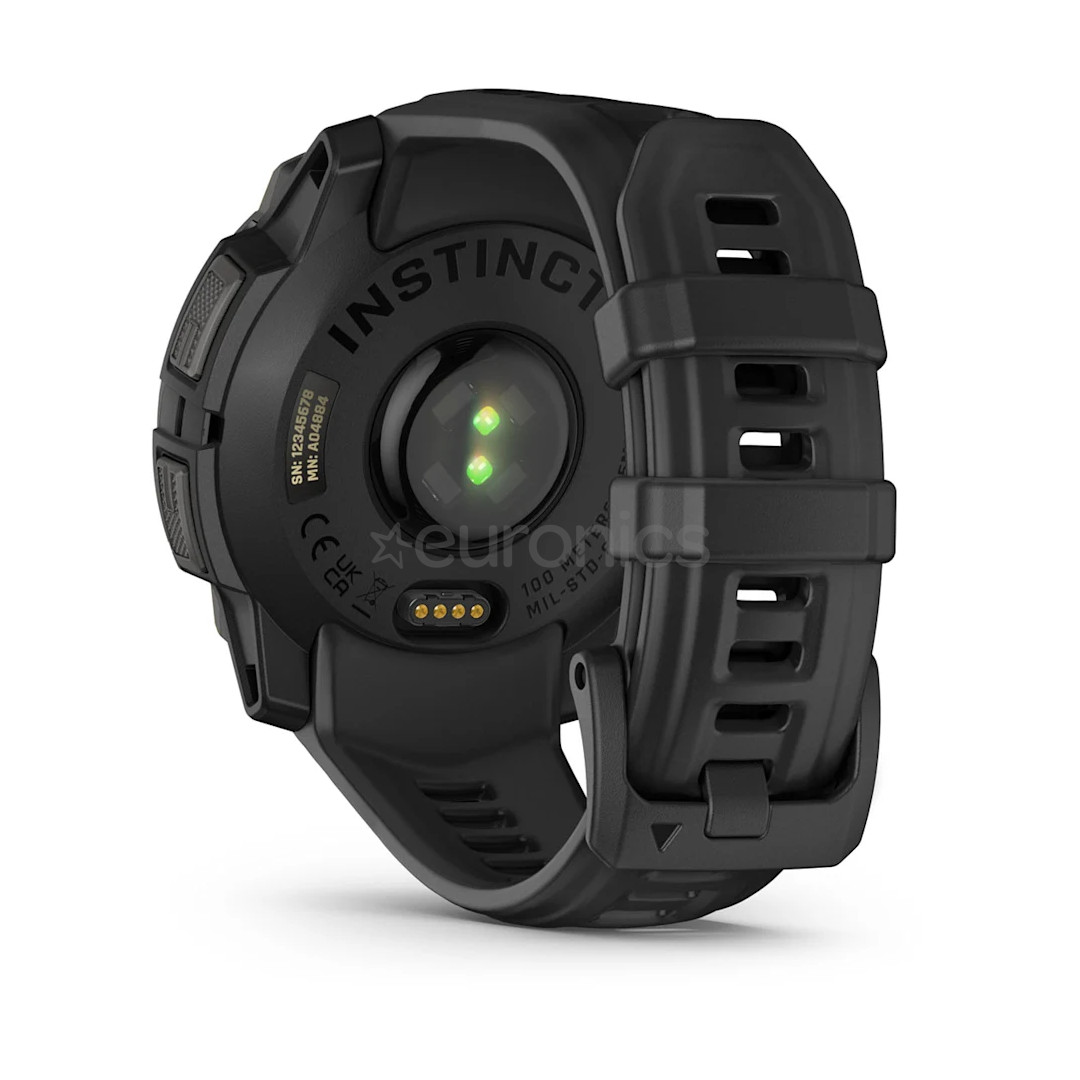 Garmin Instinct 3 AMOLED, 45 mm, melna - Viedpulkstenis