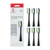 Oclean Professional Clean, 6 pcs, black - Toothbrush heads