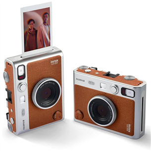 Fuji instax mini Evo, brūna - Momentfoto kamera