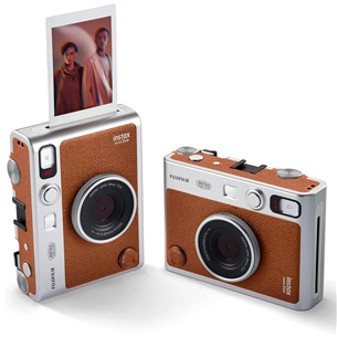 Fuji instax mini Evo, brūna - Momentfoto kamera