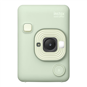 Fuji Instax Mini LiPlay, zaļa - Momentfoto kamera 4547410539097