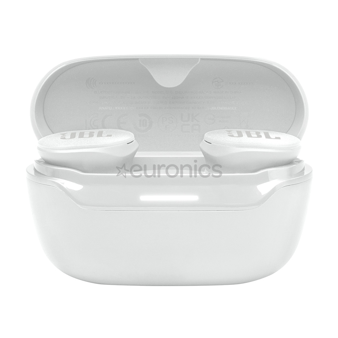 JBL Endurance Race 2, white - True wireless earphones