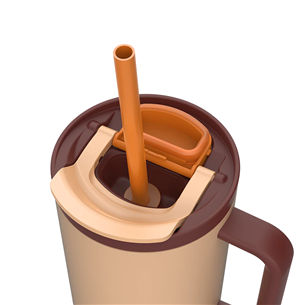 Kambukka Rio Tumbler, 950 ml, Almond Dream, brūna - Termokrūze