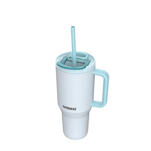 Kambukka Rio Tumbler, 950 ml, Frosty Coconut, balta/zila - Termokrūze