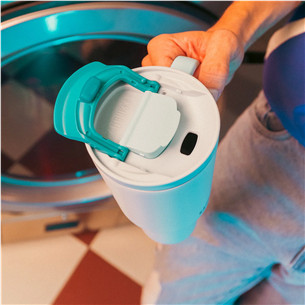 Kambukka Rio Tumbler, 950 ml, Frosty Coconut, balta/zila - Termokrūze