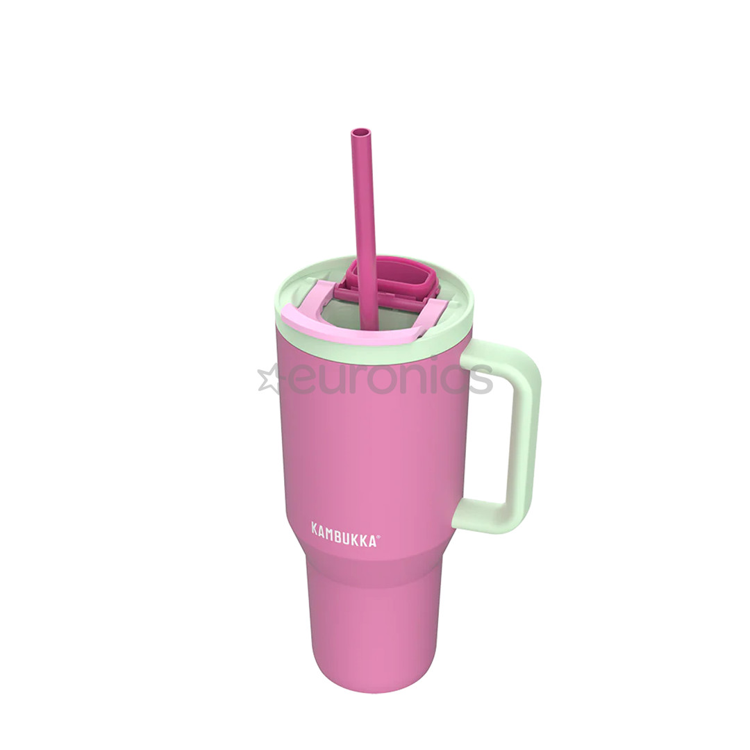 Kambukka Rio Tumbler, 950 ml, Bubblegum Mint, rozā - Termokrūze