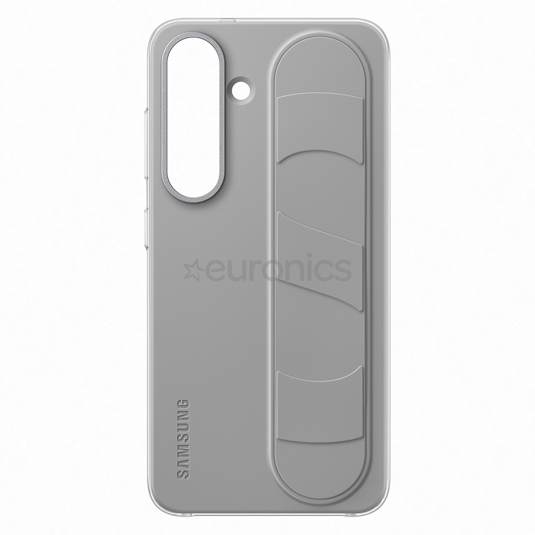 Samsung Standing Grip Case, Galaxy S25, pelēka - Apvalks viedtālrunim