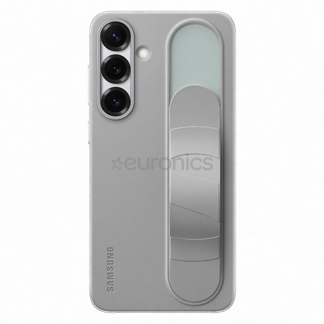 Samsung Standing Grip Case, Galaxy S25+, pelēka - Apvalks viedtālrunim