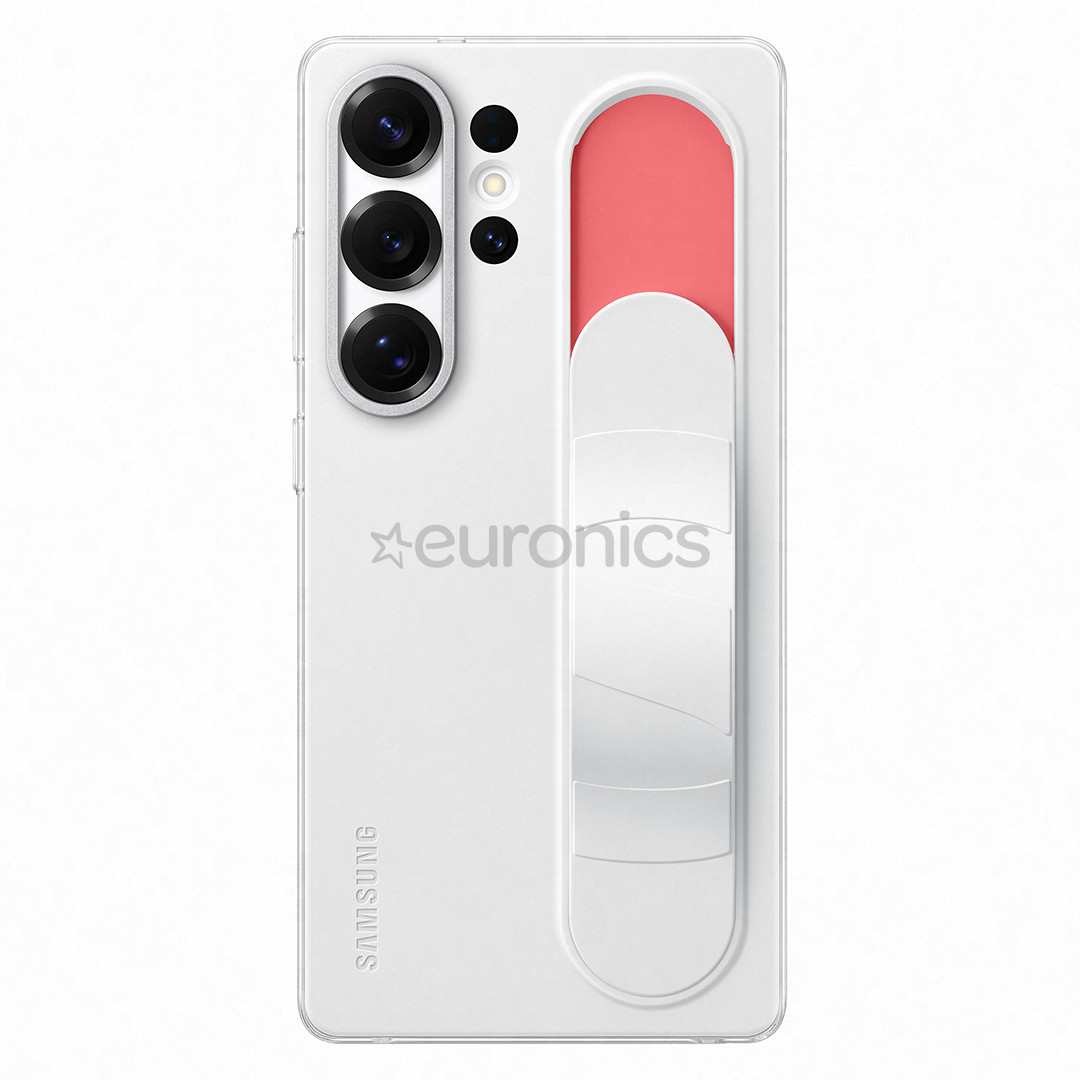 Samsung Standing Grip Case, Galaxy S25 Ultra, balta - Apvalks viedtālrunim