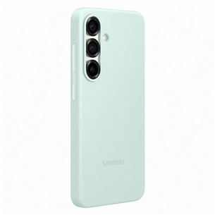Samsung Silicone Case, Galaxy S25, zaļa - Apvalks viedtālrunim