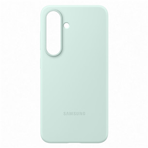 Samsung Silicone Case, Galaxy S25, zaļa - Apvalks viedtālrunim