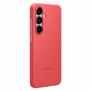 Samsung Silicone Case, Galaxy S25, sarkana - Apvalks viedtālrunim