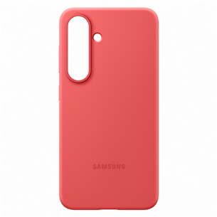 Samsung Silicone Case, Galaxy S25, sarkana - Apvalks viedtālrunim