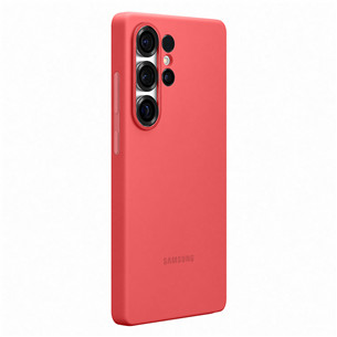 Samsung Silicone Case, Galaxy S25 Ultra, sarkana - Apvalks viedtālrunim