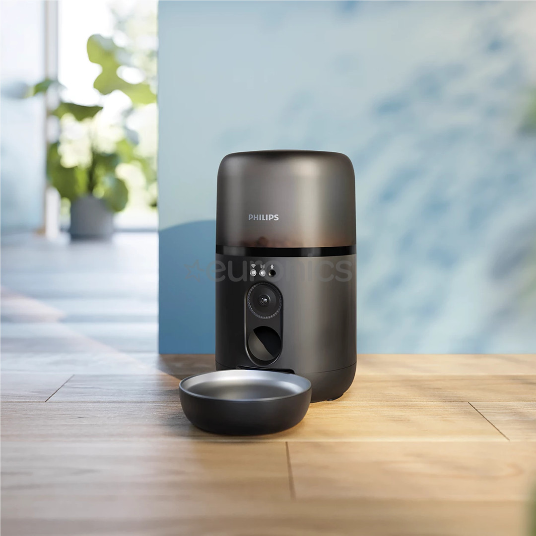 Philips 5000, 4.5 L, tumši pelēka - Viedā mājdzīvnieku barotava ar kameru