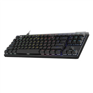 Logitech Pro X TKL Rapid, US, melna - Bezvadu klaviatūra