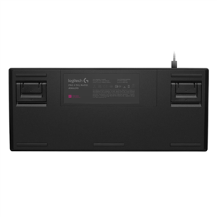 Logitech Pro X TKL Rapid, US, melna - Bezvadu klaviatūra