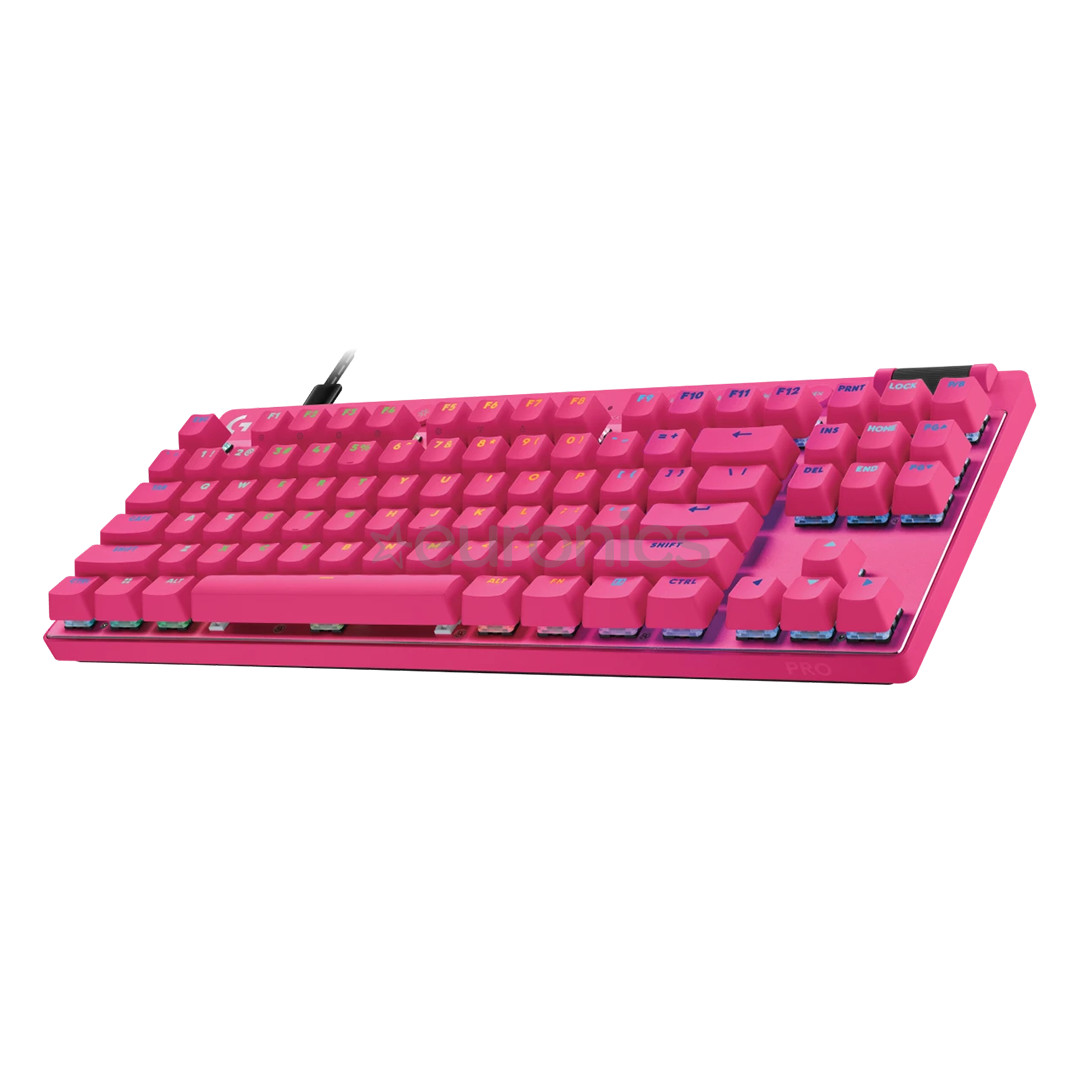Logitech Pro X TKL Rapid, SWE, rozā - Klaviatūra