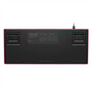 Logitech Pro X TKL Rapid, US, rozā - Klaviatūra