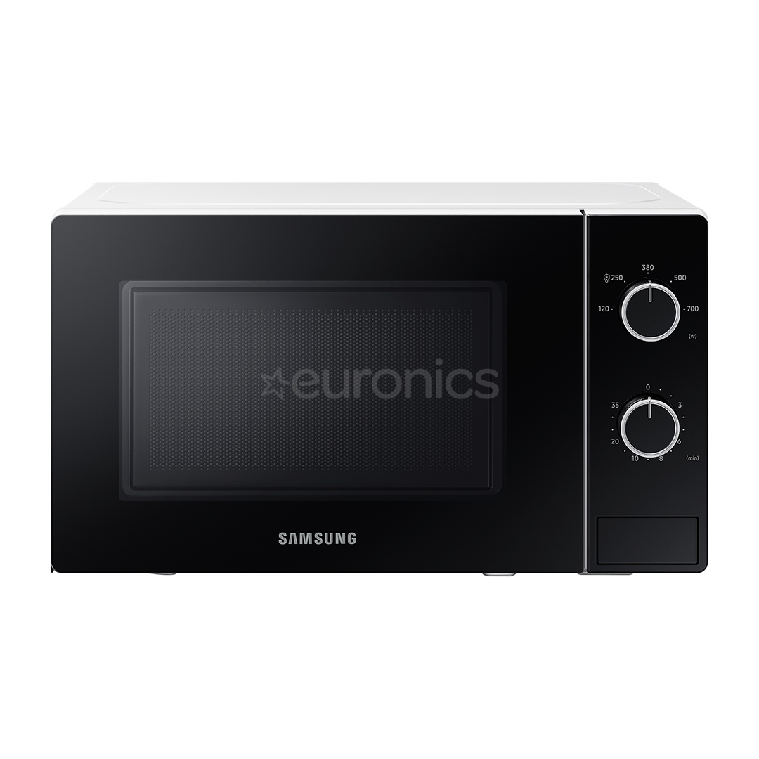 Samsung, 20 L, melna/balta - Mikroviļņu krāsns