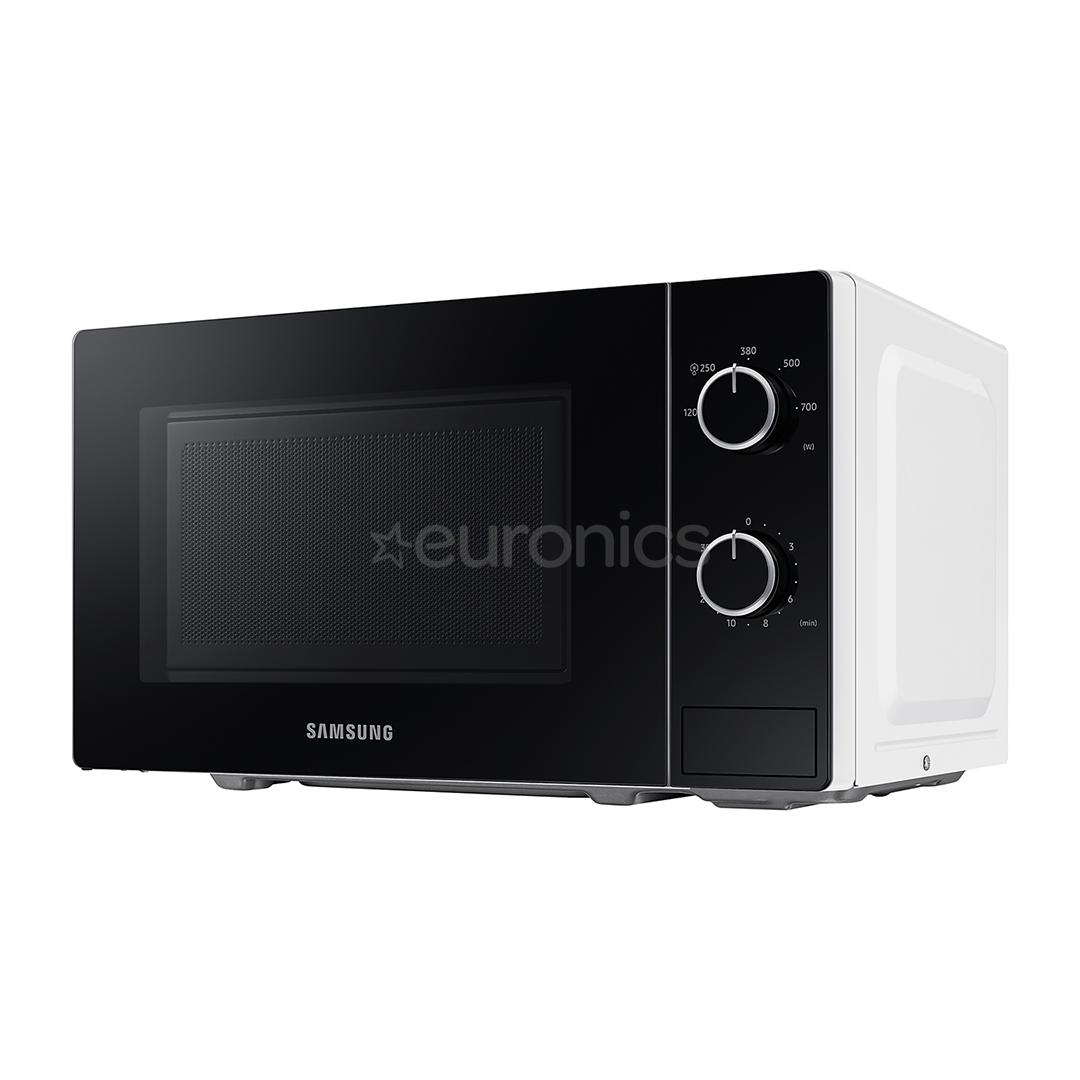 Samsung, 20 L, melna/balta - Mikroviļņu krāsns