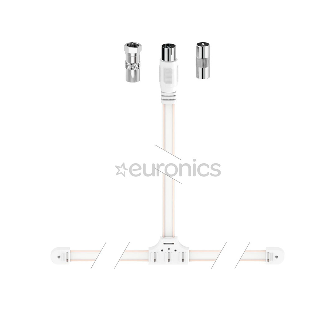 Hama DAB+ / FM Dipole Antenna, white - Antenna