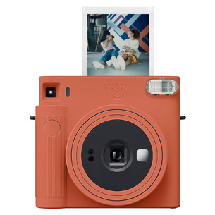 Fuji Instax Square SQ1, oranža - Momentfoto kamera