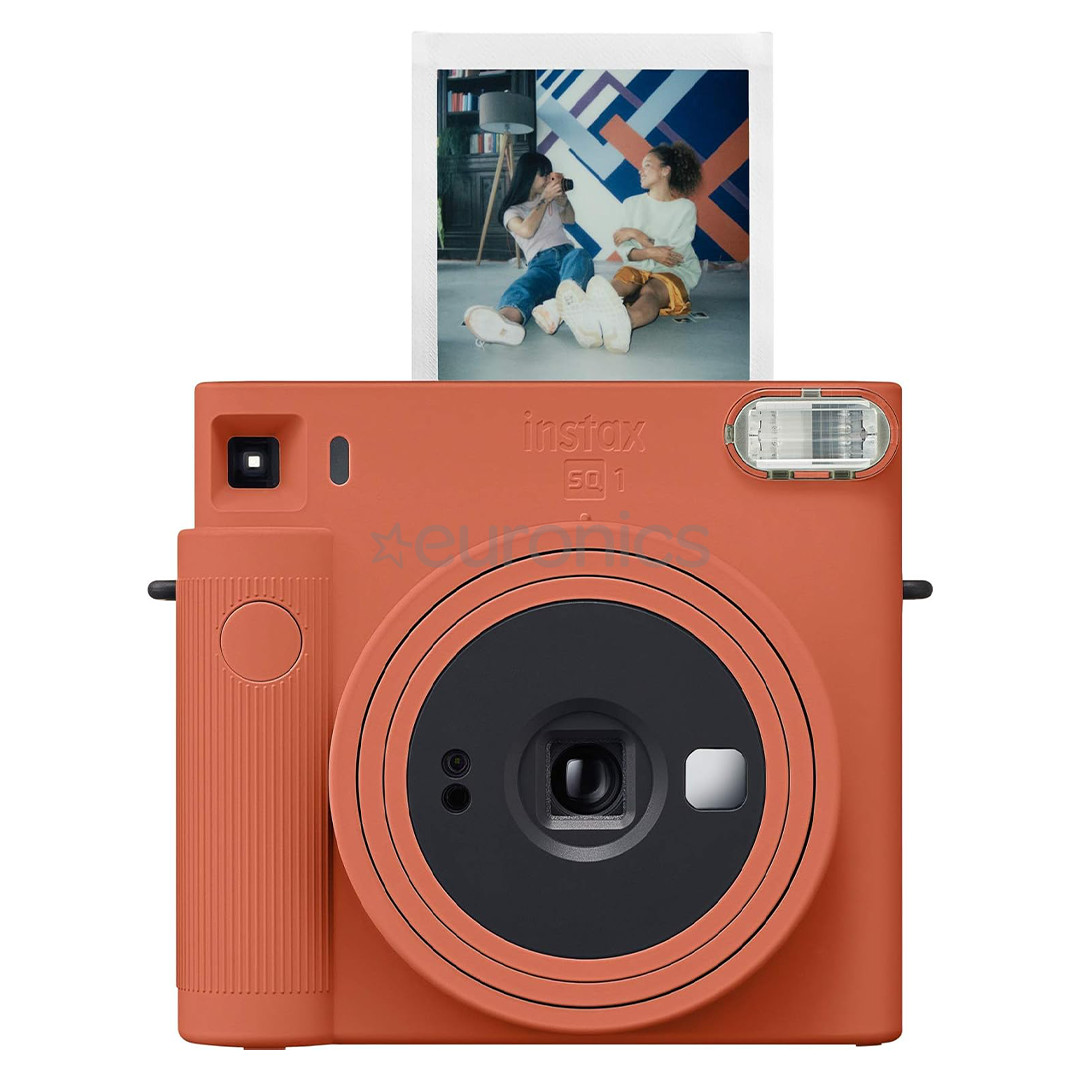 Fuji Instax Square SQ1, oranža - Momentfoto kamera