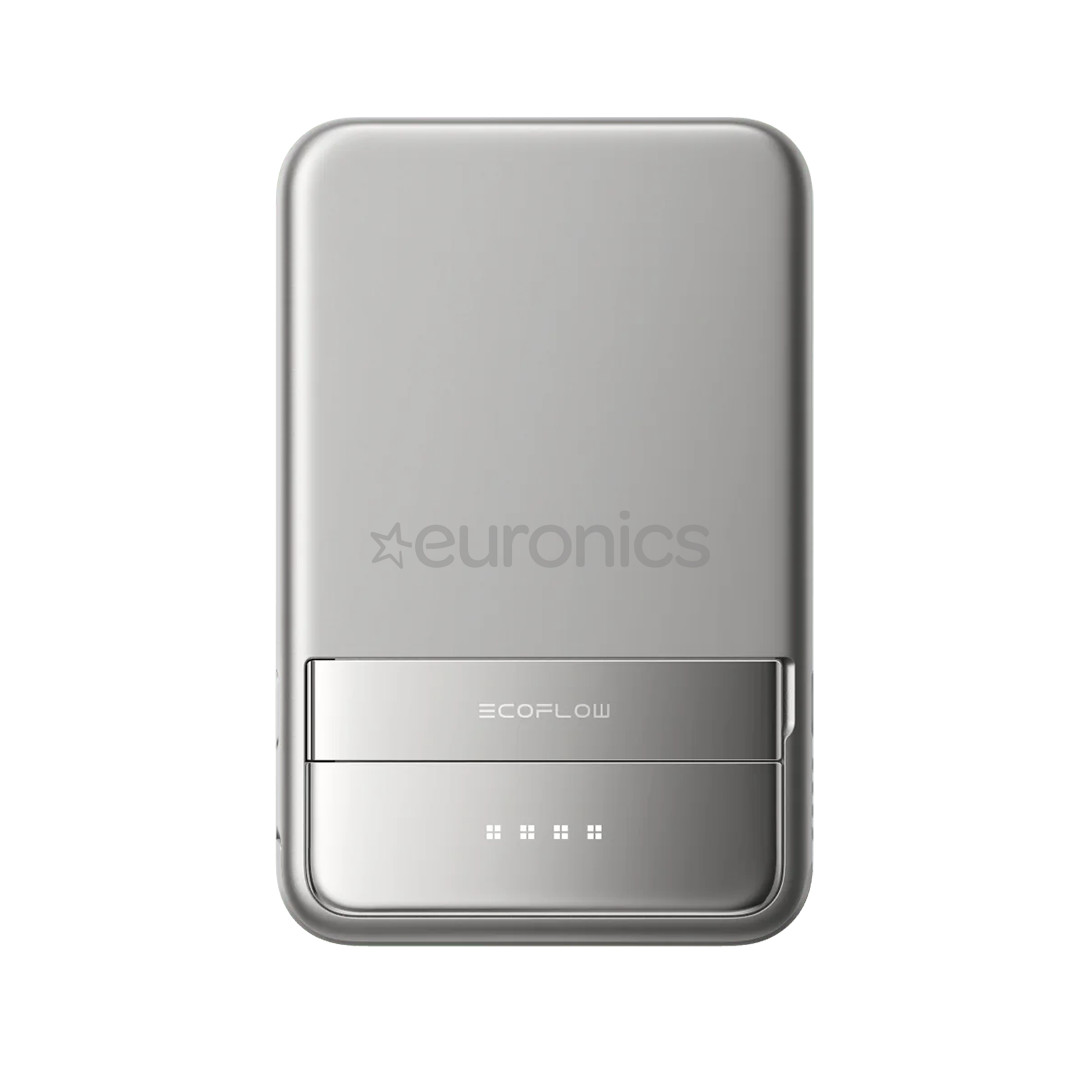 EcoFlow Rapid Magnetic Power Bank, 5000 mAh, sudraba - Portatīvais barošanas avots
