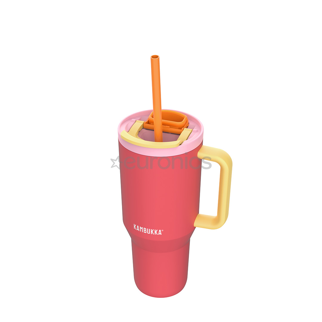 Kambukka Rio Tumbler, 950 мл, Pink Papaya, красный/желтый - Термокружка