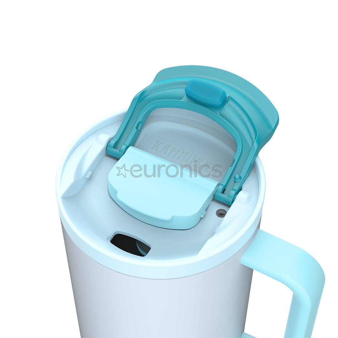 Kambukka Rio Tumbler, 950 ml, Frosty Coconut, balta/zila - Termokrūze