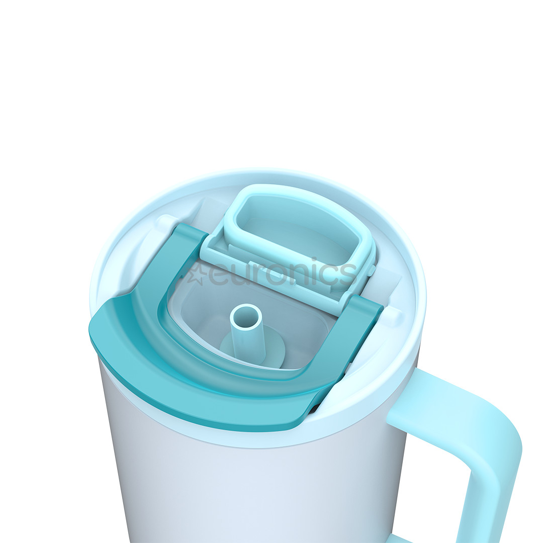 Kambukka Rio Tumbler, 950 ml, Frosty Coconut, balta/zila - Termokrūze