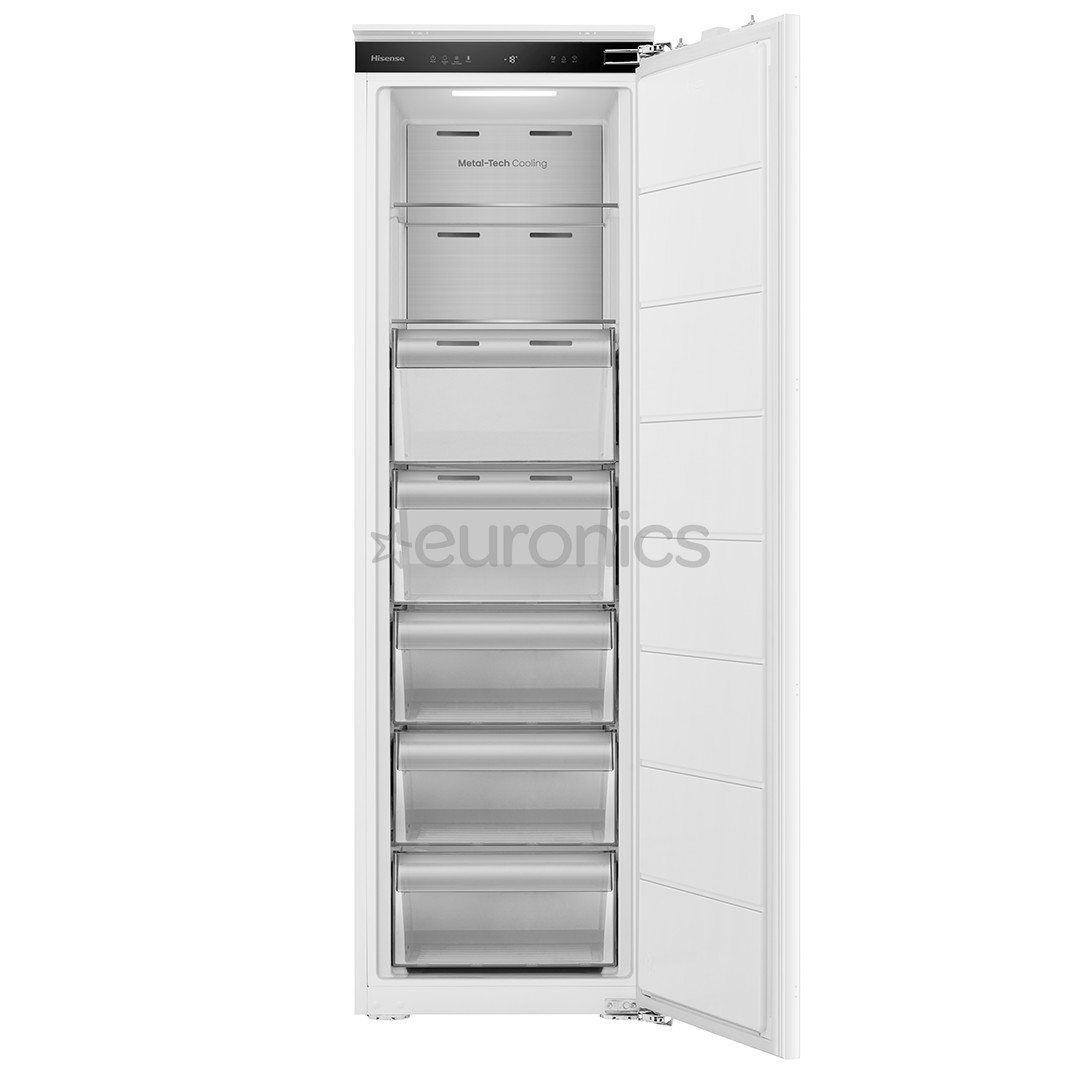 Hisense, NoFrost, 235 л, высота 178 см - Интегрируемый морозильник