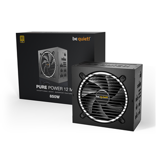 Be Quiet Pure Power 12 M, 850 W, 80+ Gold, black - Power Supply Unit