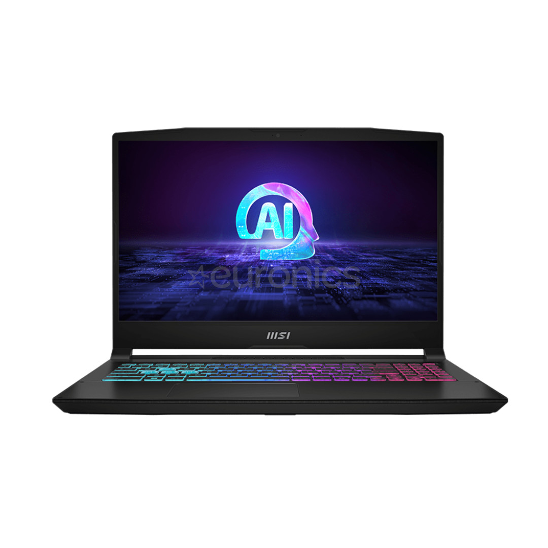 MSI Katana A15 AI B8VF, 15,6'', 144 Hz, Ryzen 7, 16 GB, 1 TB, RTX 4060, black - Notebook
