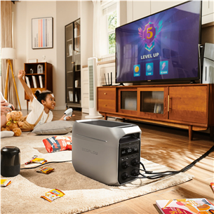 EcoFlow Delta 3 Plus, 1024 Втч, серебристый - Аккумуляторная станция