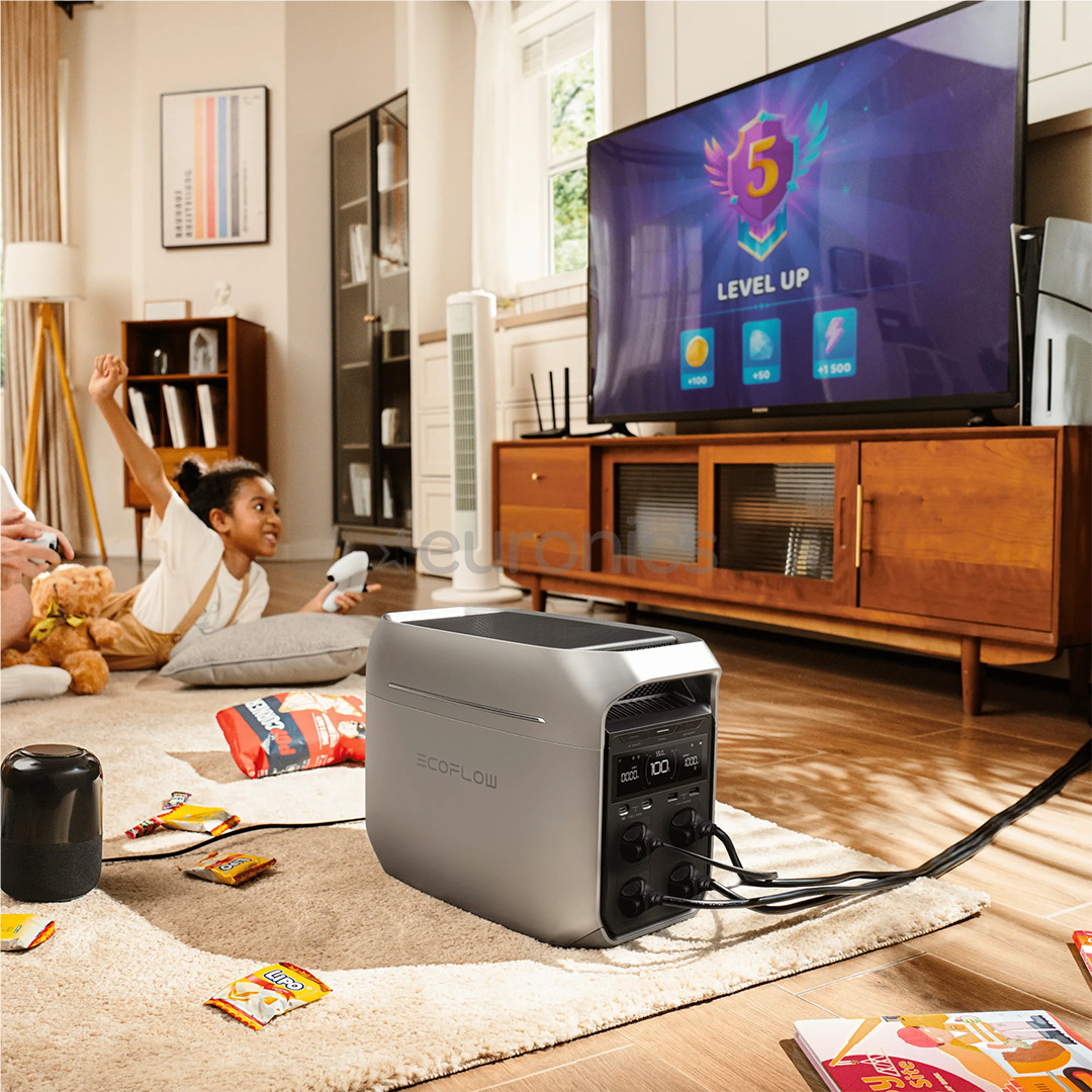 EcoFlow Delta 3 Plus, 1024 Wh, silver - Power station