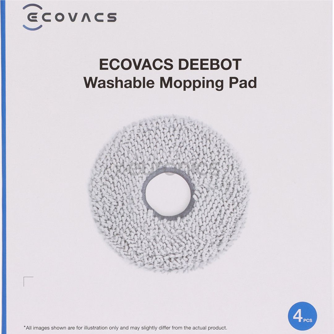 Ecovacs, Deebot X5 Omni, 4 gab. - Mazgājamas tīrīšanas lupatiņas robotam putekļu sūcējam