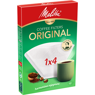 Melitta 1x4, 40 gab. - Kafijas filtri